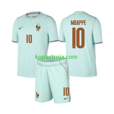 Billiga Fotbollströjor Frankrike Kylian Mbappé 10 Barn Borta tröja WM 2026 Kortärmad